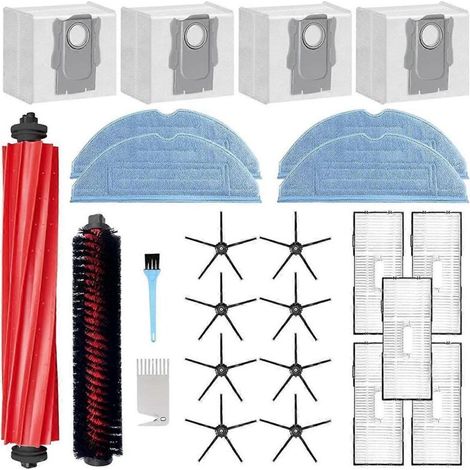 Pièces de rechange pour aspirateur S7 MaxV Ultra / S7 Pro Ultra : brosse principale, filtre HEPA, sacs de nettoyage (1/5)