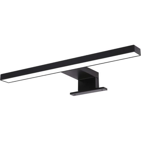 Applique led noire pour miroir de salle de bain 4000k 30cm (1/5)