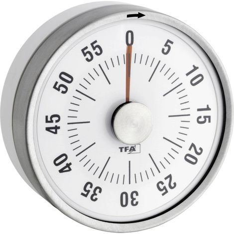 Timer TFA Dostmann Puck Bianco (1/2)