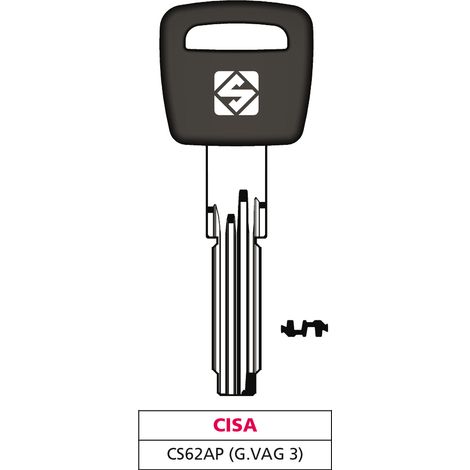 Silca CHIAVE PUNZONATA OTTONE CS62AP (G. VAG 3) CISA 5.00 pz