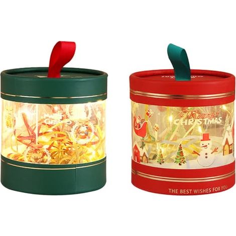 coffrets cadeaux de Noël, mon seau pour Noël, boîte à fruits (1/5)