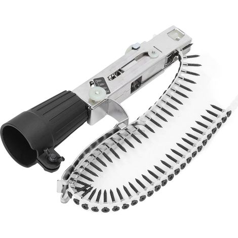 Adaptateur pour cloueuse à chaîne, outil de vissage électrique automatique rechargeable pour le travail du bois
