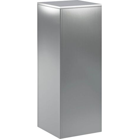 Support de Plante Argenté 30 x 30 x 80 cm Acier vidaXL