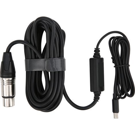 Adaptateur Audio Xlr Femelle Vers Type-C - Câble Microphone Pour Smartphone - 6 M (1/5)