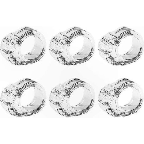 Set mit 24 Silikon-Türgriffschonern, Wand- und Möbelschutz mit elastischen Stoppern, strapazierfähiges PVC für längere Lebensdauer (1/5)