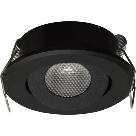 Luminaire décoratif LED noir 1,5 W IP20 4200 K mat Ideus 03737 (1/2)