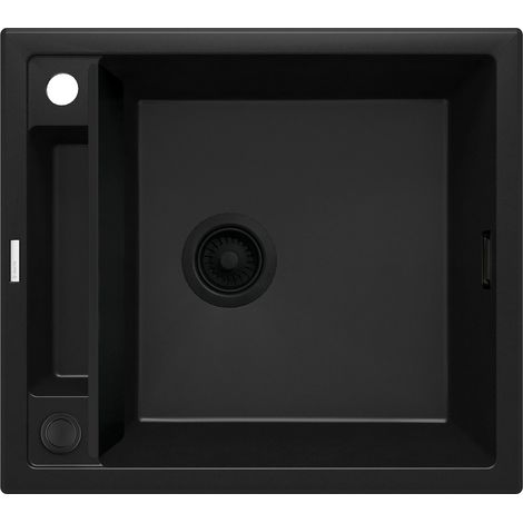 Magnetische Granitspüle, 1 Becken, nero, nero ZRM N103 (1/5)