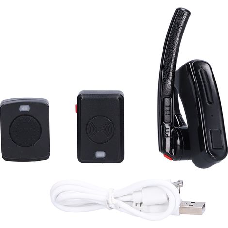 Kabellose Bluetooth-Kopfhörer mit PTT-Funktion (Push-To-Talk) und 2 Ohrstöpseln für Motorola und HYT (1/5)