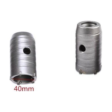 FRESA 40 MM CAROTATRICE A TAZZA 40MM DA TRAPANO PER FORARE CEMENTO PIETRA MURO (1/2)