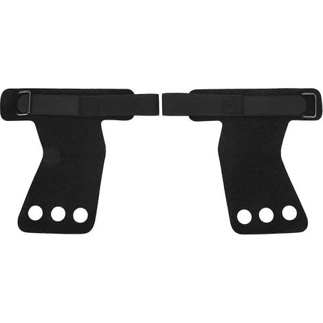 Stück Gymnastik-Handflächenschützer aus Kunstleder mit Drei-Finger-Griff für Klimmzüge und Gewichtstraining (1/5)