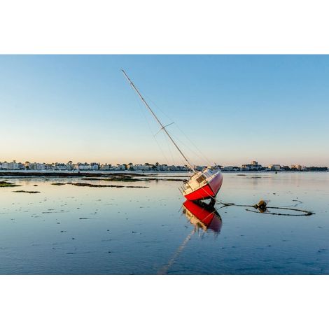 Tableau sur toile la Baule 30x45 cm - Impression sur Toile Murale Décorative - Image imprimée en HD sur Toile - Toile sur Châssis en Bois FSC - Fabriqué en France (1/4)