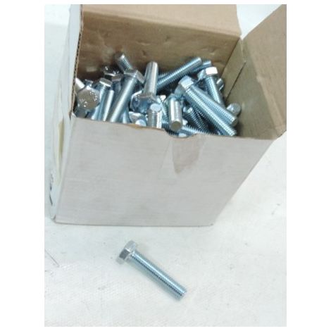 Vis à métaux 8X40mm acier zingué tète hexagonale (boite de 100) RAM 95966