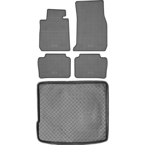 BMW Serie 4 F36 Gran Coupé de 2017 (JUEGO) - Alfombrillas de goma para coche + alfombrilla para maletero