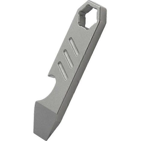 Portable en alliage de titane, outil de survie extérieur pour camping, multifonction et d'urgence.