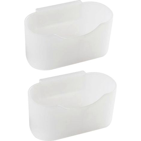Lot de 2 boîtes de conservation coulissantes et mobiles pour réfrigérateur - Gain de place grâce à leur large ouverture, idéales pour les sachets de sauce sur la porte du réfrigérateur (1/4)