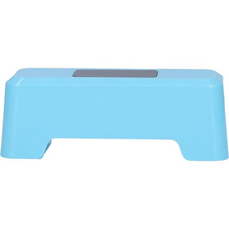 Chasse d'eau automatique sans contact, capteur de chasse d'eau intelligent infrarouge externe à induction 0,25 s, bleu (1/5)
