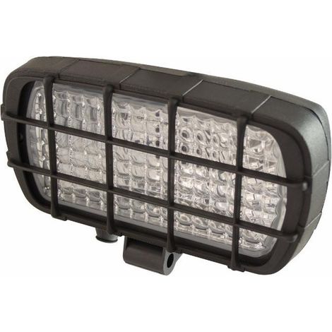 Phare de travail 195x96mm avec grille de protection
