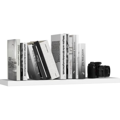 Wandregal AKORD PS4 Weiß 80 cm B80 x H3,2 x T20 cm