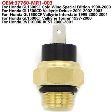 Passender Motorrad-Kühlerlüfter-Thermoschalter für Honda GL1500SE GL1500CD GL1500CF GL1500CT Valkyrie RVT1000R RC51 OEM:37760-MR1-003（） (1/5)