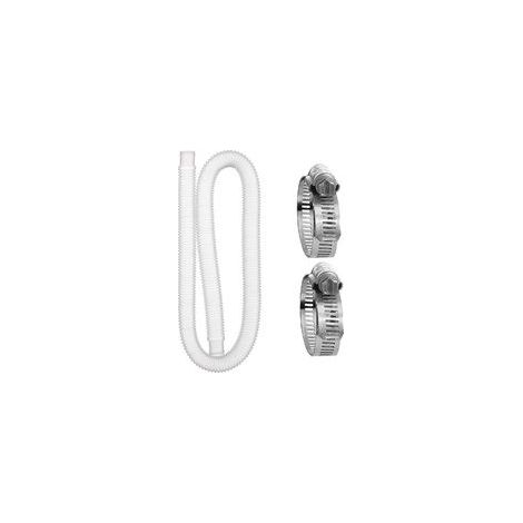 XueQiee 1/2"-Poolschlauch – Ersatz-Poolschlauch, 32 mm Durchmesser, 1 m Länge, mit Klemmen, einfach zu installierender Poolablaufschlauch (1/5)
