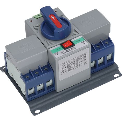Commutateur de transfert automatique double alimentation 63A 3P 400V, inverseur de source électrique robuste (1/5)