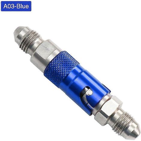 Alconstar - Kit adaptateur de raccord rapide pour durite de frein moto AN-3 AN3 en aluminium, compatible Honda et Yamaha - A03 (1/5)