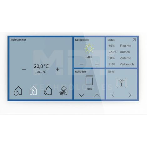 Panel táctil mdt be-gts06tw.01s pantalla 6 pulgadas compatible KNX