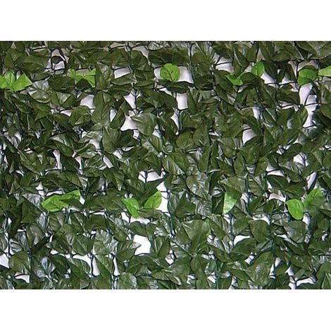 Siepe artificiale con supporto rigido posteriore Rotolo 3 Mt. Evergreen BRIXO - 1.5x3 Mt.