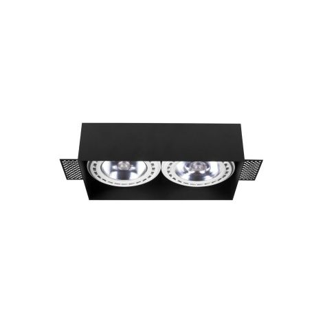 Spot encastré Nowodvorski Downlight noir 2xES111 GU10