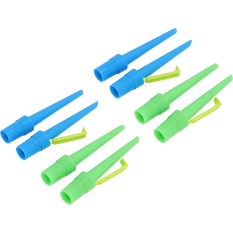 Selbstbewässernde Spikes mit langsamer Wasserabgabe, automatische Bewässerungsspitzen aus Kunststoff für Topfpflanzen, 8 Stück (1/5)