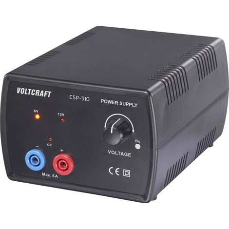 Alimentation de laboratoire réglable VOLTCRAFT CSP-310 6, 12 V/DC, V/DC (max.) 2 - 6 A 72 W Nbr. de