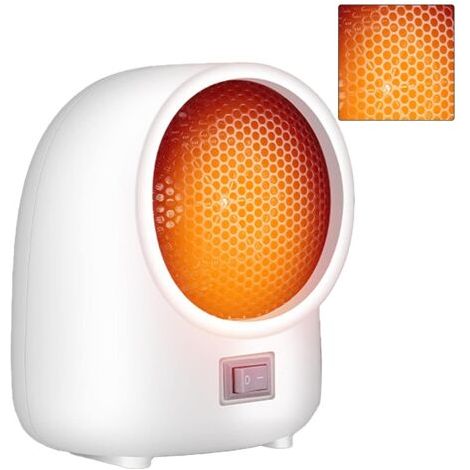 QORVA-Chauffage domestique, petit radiateur d'appoint à chauffage rapide ABS PPS économie d'énergie décoration intérieure bureau (1/5)