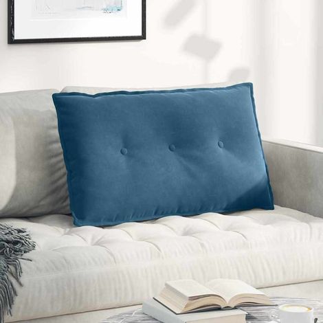 Rückenkissen Blau 80 x 50 cm Cordstoff