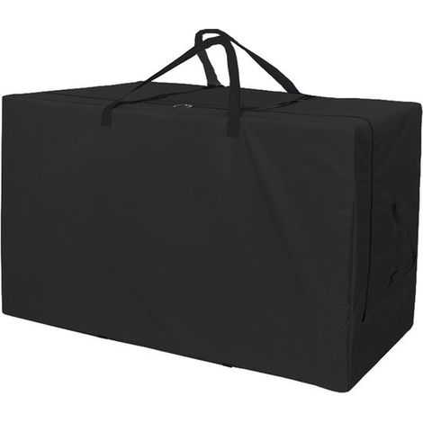 Borsa porta materasso pieghevole e portatile 332716 pollici, coprimaterasso triplo, per biancheria da letto, abbigliamento, camere da letto, soggiorni - Nero (1/5)