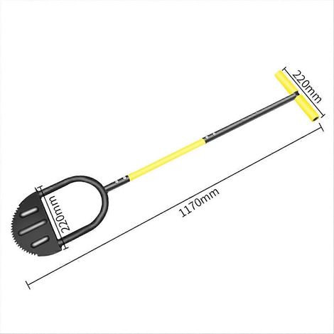 Scie Tooth Edger gazon outil Half Moon gazon Edger (1/5)