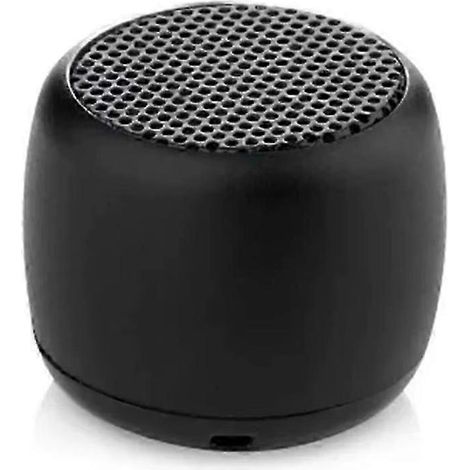 Enceinte Bluetooth portable, mini caisson de basses amplifié avec son surround 3D, boîtier métallique et microphone intégré WHBYV (1/4)