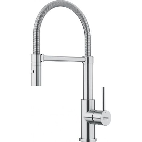 Mitigeur Franke Smart Glenda Semi Pro Inox 2 jets - Inox Lisse coloris Inox Lisse