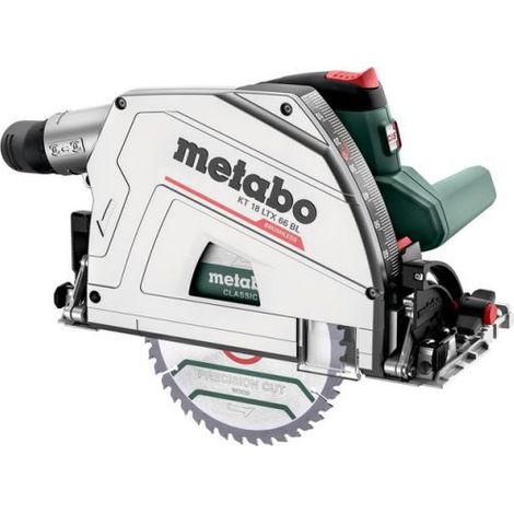 Metabo – Scie circulaire plongeante 18V Ø165 mm – Moteur Brushless – Profondeur de coupe 66 mm – Pour bois dur – 601866840 (1/10)