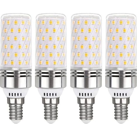 Ampoule LED E14 Blanc Froid - MICH - 16W - 6000K - 1450LM - Équivalent 100W - 360° Lumière - Non-dimmable - Lot de 4 (1/4)