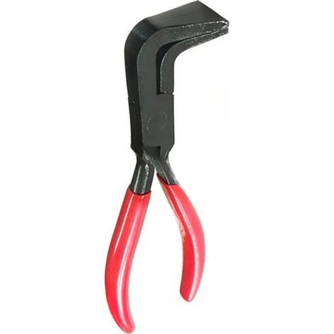 Pince à tôle pliante à poignée rouge, durable et résistante à la rouille, outil de quincaillerie pour la réparation automobile, poignée antidérapante forgée et pressée. (1/4)