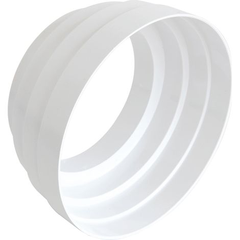CONO DI RIDUZIONE PER AERAZIONE CANALIZZATA  ø mm. 125-100, col. Bianco