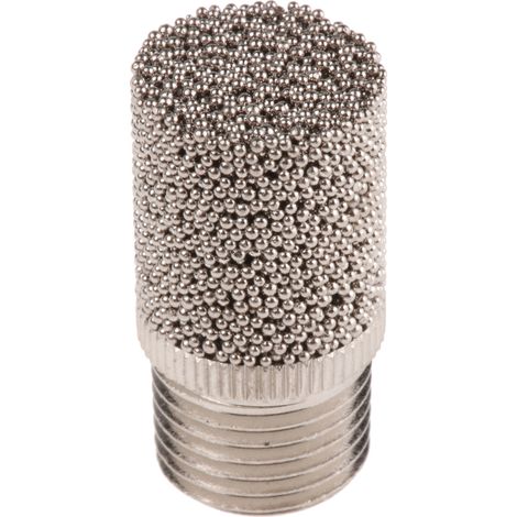 Silencieux pneumatique SMC Séries AN, R 1/8 Mâle, Fileté, en Alliage de cuivre 1MPa ( Prix pour 1 )