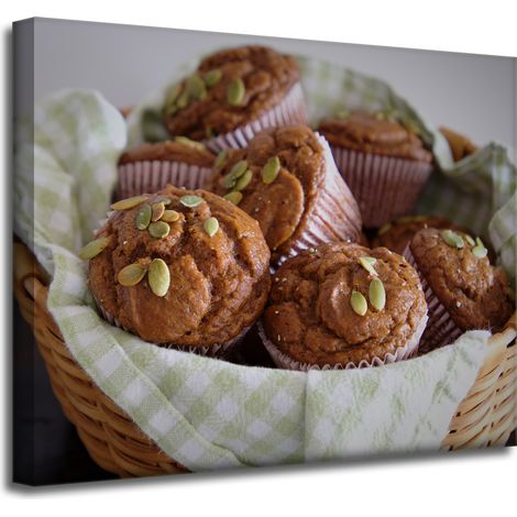Leinwanddruck „Küchen-Cupcakes-Süßigkeiten“ 50x40