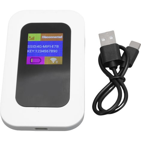 Dispositif de réseau sans fil de poche 4G à haute vitesse 300 Mbps pour le camping et le voyage (1/5)