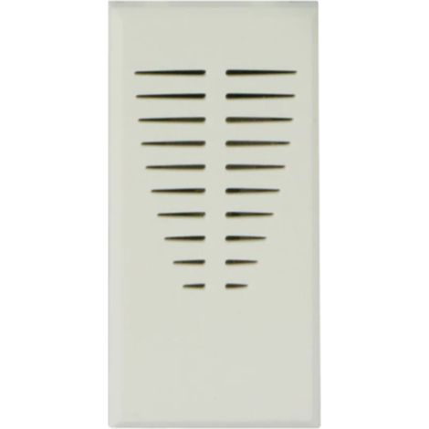 Suoneria squillante 1 modulo 230Vac Bianco S44 serie Ave Whitek 446029