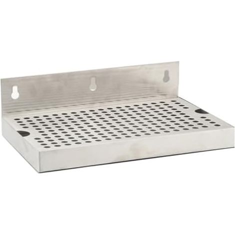 Vassoio raccogligocce in acciaio inox per appoggiare le bottiglie di birra (1/5)