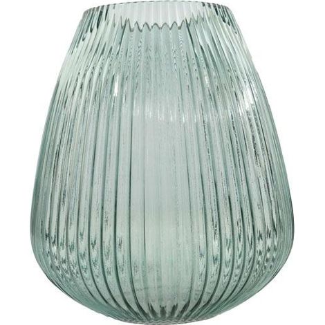 Point Virgule Sphärische Vase Grün 28 cm Höhe