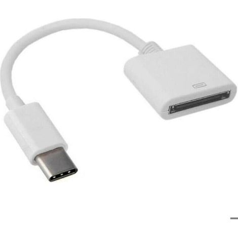 Câble Apple 30 broches vers USB-C pour un transfert de données et une charge rapides (1/5)