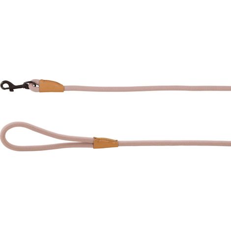 Laisse chiot Malibu Taupe 130 cm pour chien - Flamingo (1/2)