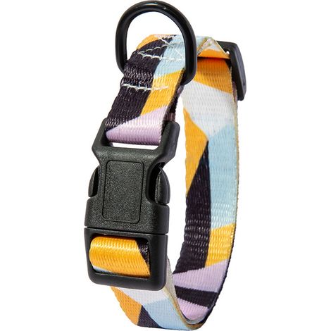 Collier Pour Chien - Tissé Luxe En Fibre De Haute Qualité - Pour Chiens Moyens Et Grands - Boucle Courbée Robuste - Motifs Variés (1/5)